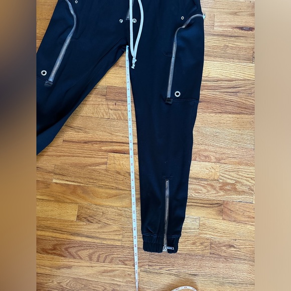 NEW F/W21 GETHSEMANE • NWT RICK OWENS Black Bauhaus Zip Detail Cargo Pants IT 46 - Picture 10 of 17